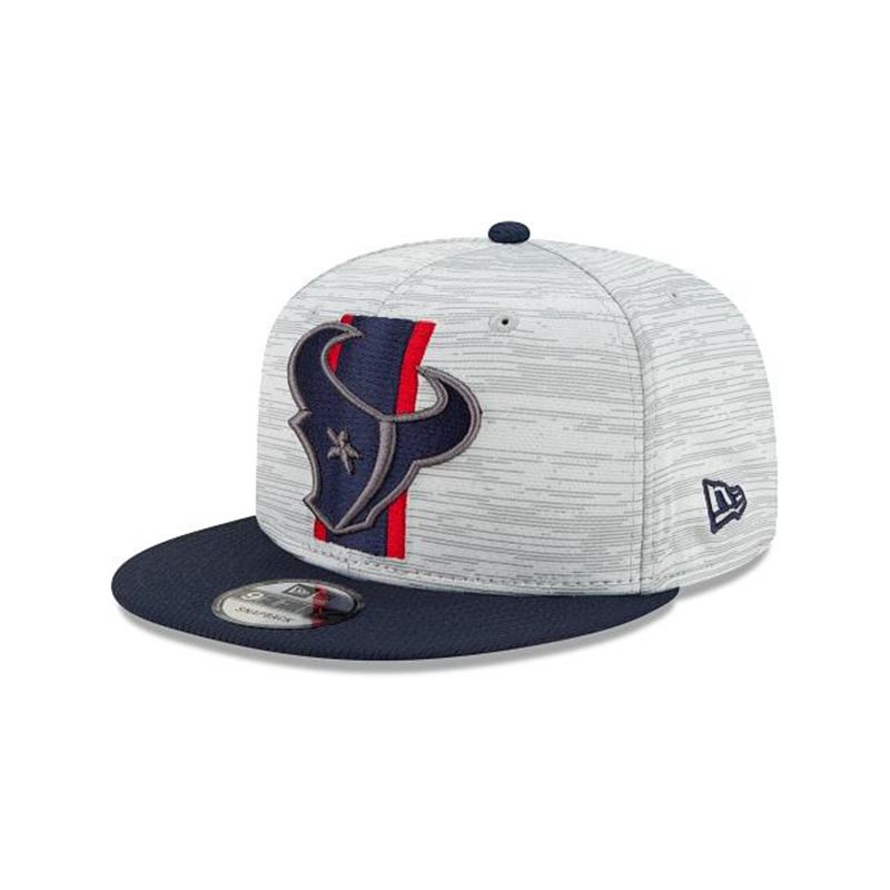 NFL Houston Texans Official Training 9Fifty Snapback (NJH0635) - Blue New Era Caps